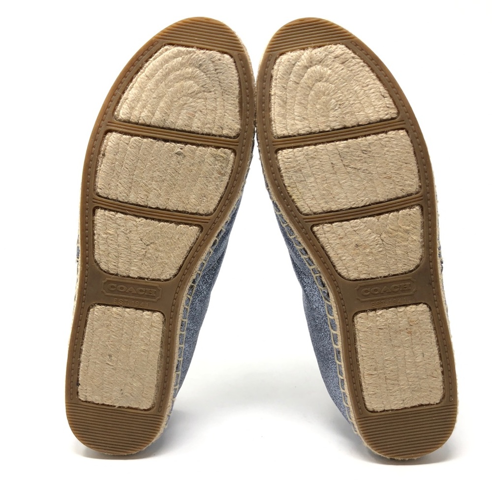 NEW Coach Ramira Gunmetal Glitter Flats Size 8B - Picture 8 of 8